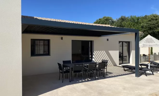 Installation de pergolas bioclimatiques, Valréas, BONNIFACY ET FILS