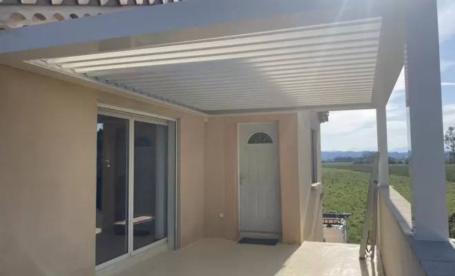 Installation de pergolas bioclimatiques, Valréas, BONNIFACY ET FILS