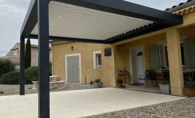 Installation de pergolas bioclimatiques, Valréas, BONNIFACY ET FILS