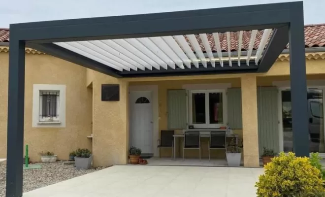 Installation de pergolas bioclimatiques, Valréas, BONNIFACY ET FILS