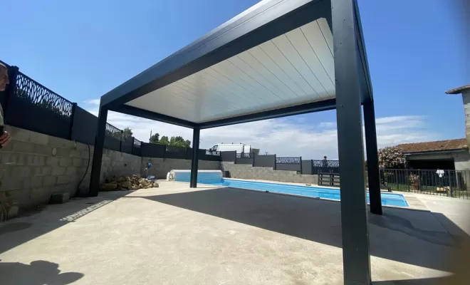 Installation de pergolas bioclimatiques, Valréas, BONNIFACY ET FILS