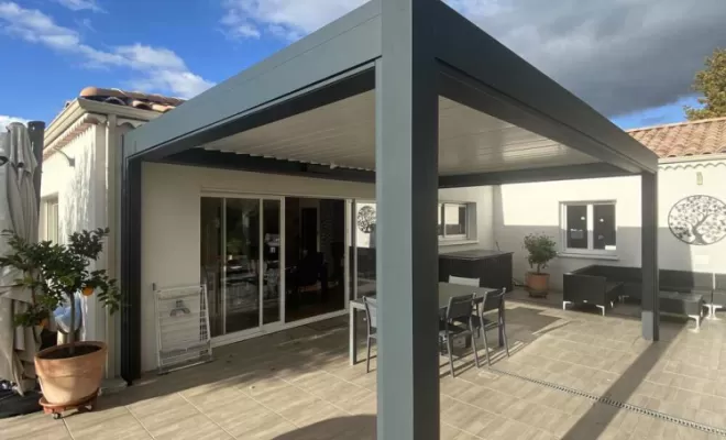 Installation de pergolas bioclimatiques, Valréas, BONNIFACY ET FILS